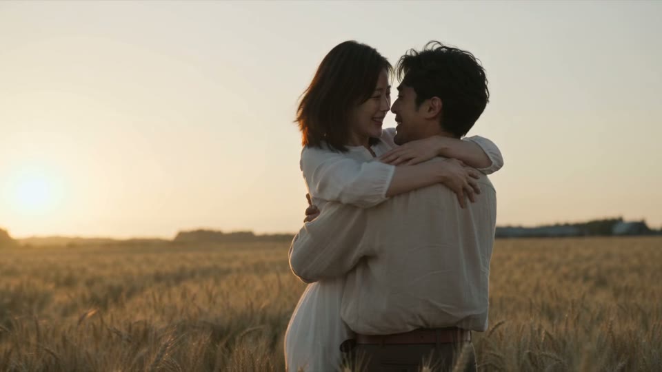 Zombie couple abandoned cabin story ending in a sunlit field